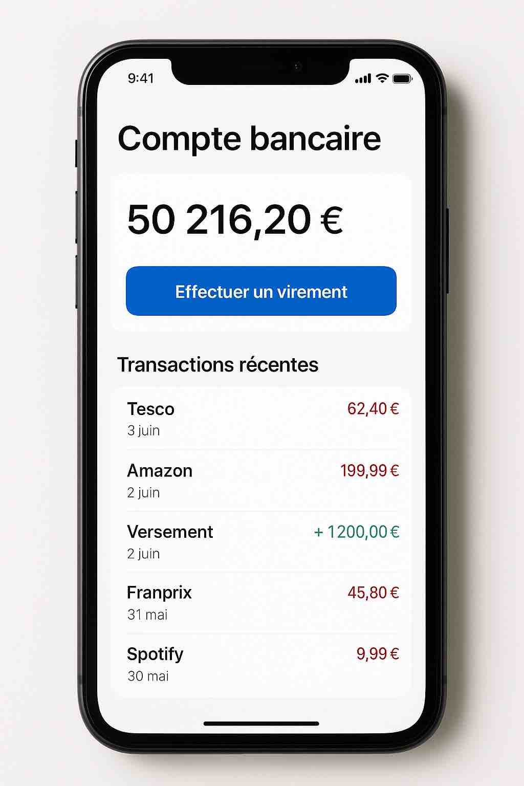 Compte bancaire gratuit avec solde